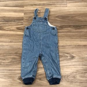 Gap denim overalls size 12-18months